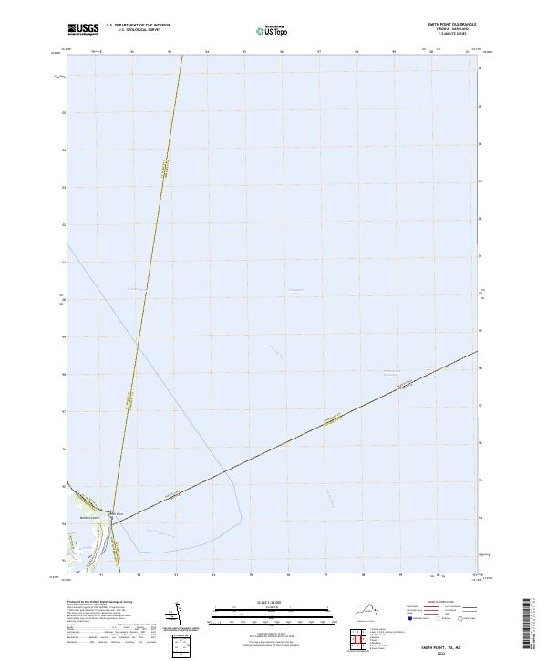Smith Point, VA-MD — USGS 7.5-minute topo (2022)