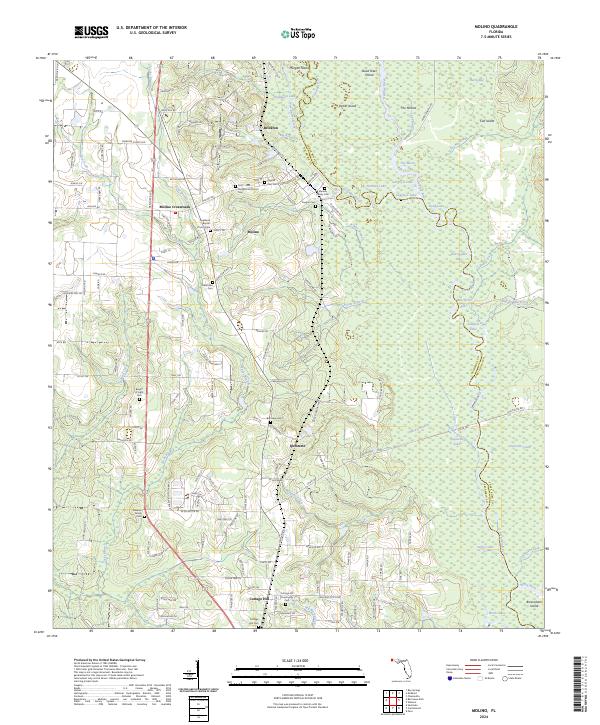 Molino, FL — USGS 7.5-minute topo (2024)