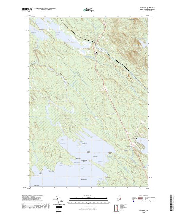 Brookton, ME — USGS 7.5-minute topo (2024)