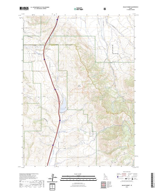Malad Summit, ID — USGS 7.5-minute topo (2024)