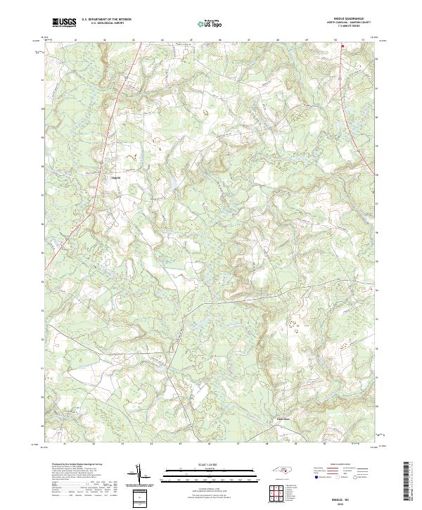 Ingold, NC — USGS 7.5-minute topo (2022)