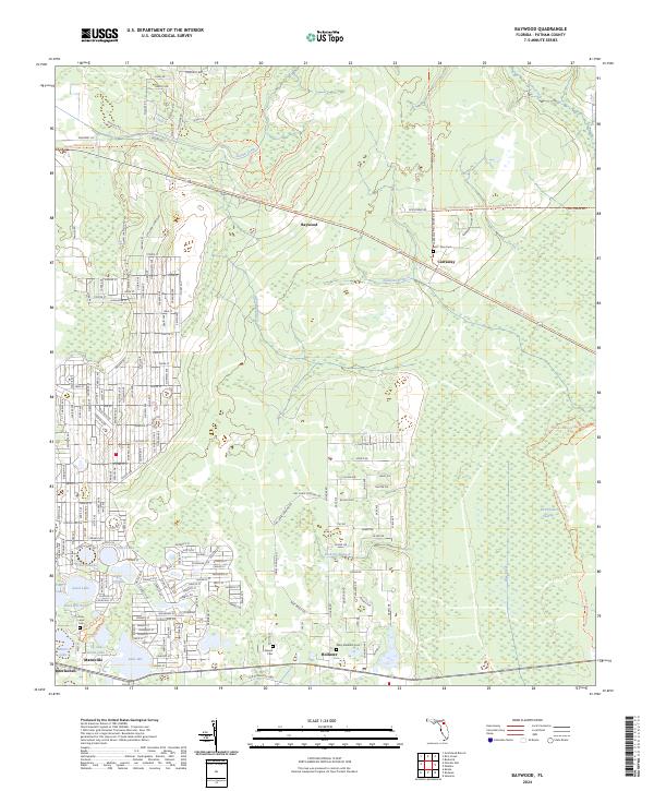 Baywood, FL — USGS 7.5-minute topo (2024)