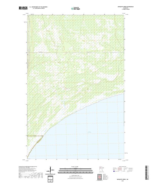 Mosquito Creek, MN — USGS 7.5-minute topo (2022)
