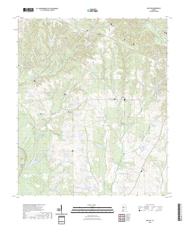 Melton, AL — USGS 7.5-minute topo (2024)
