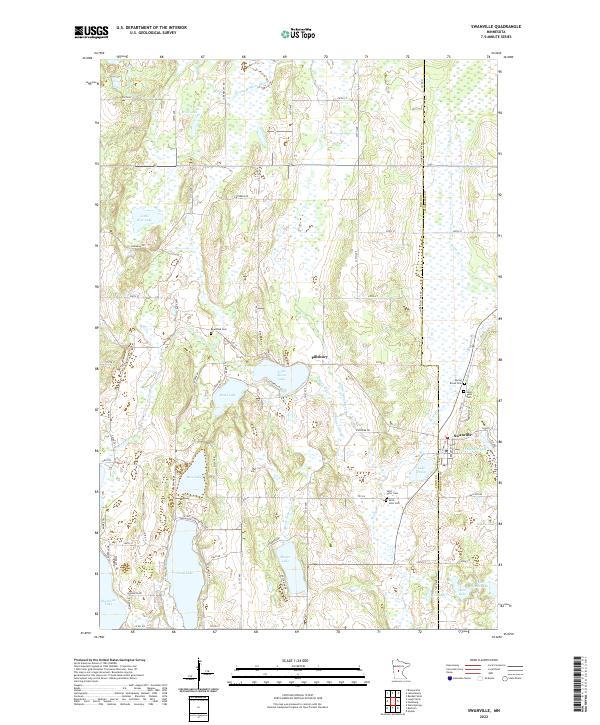 Swanville, MN — USGS 7.5-minute topo (2022)