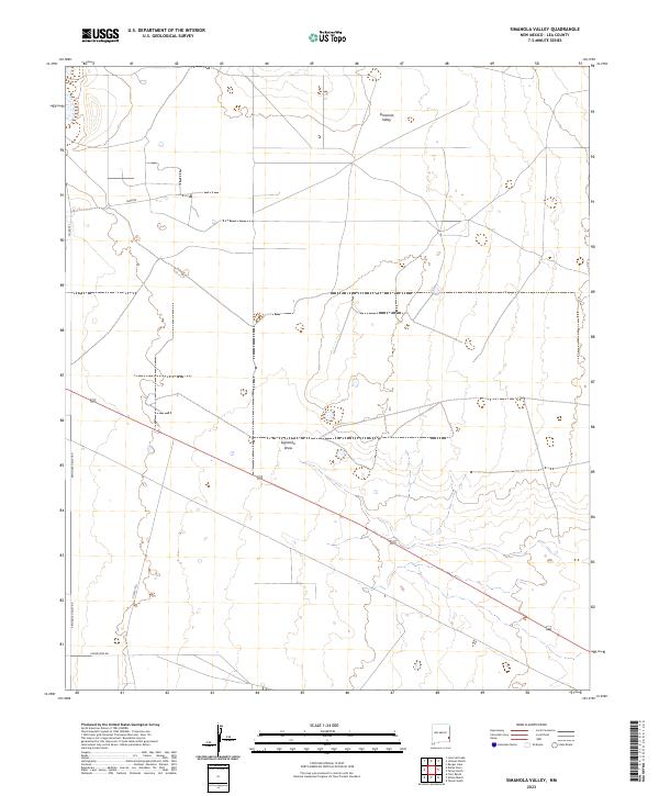 Simanola Valley, NM — USGS 7.5-minute topo (2023)