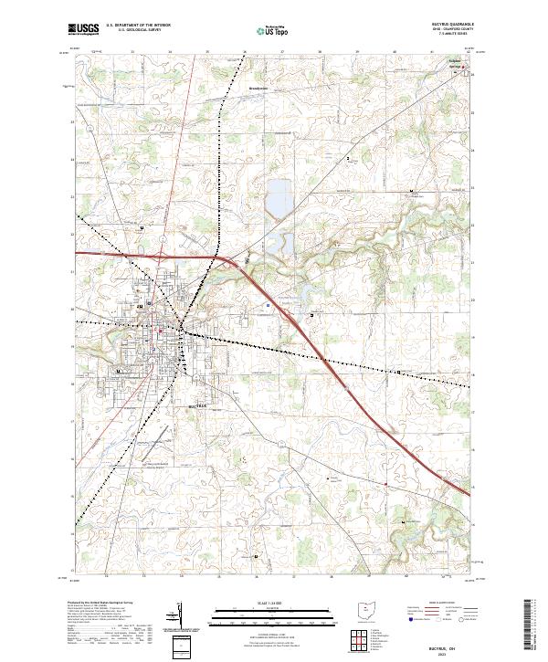 Bucyrus, OH — USGS 7.5-minute topo (2023)