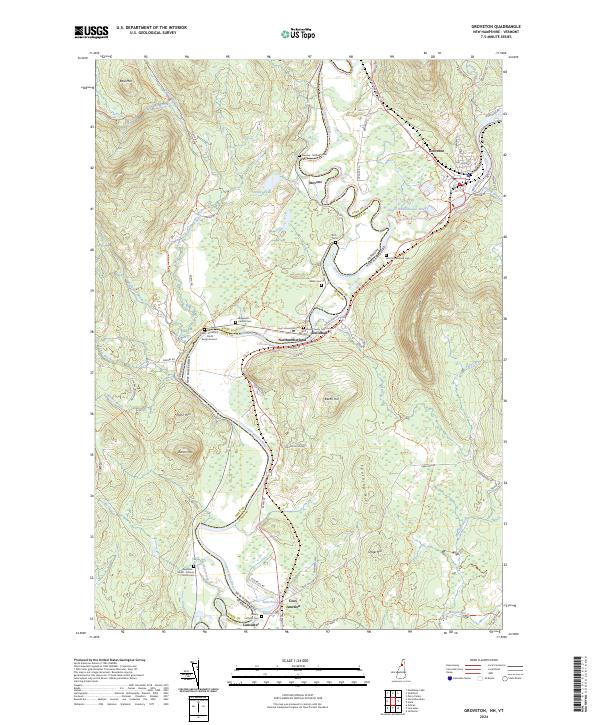 Groveton, NH-VT — USGS 7.5-minute topo (2024)