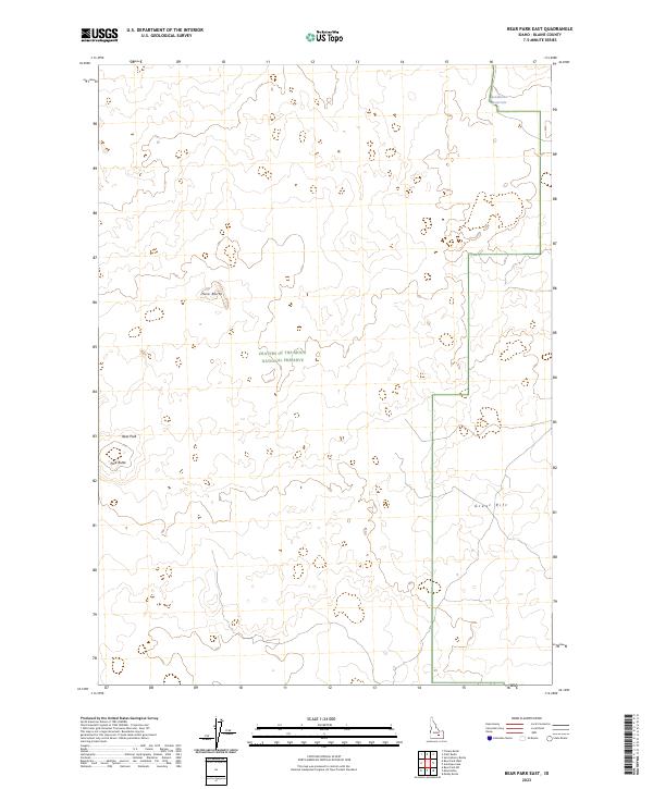 Bear Park East, ID — USGS 7.5-minute topo (2023)