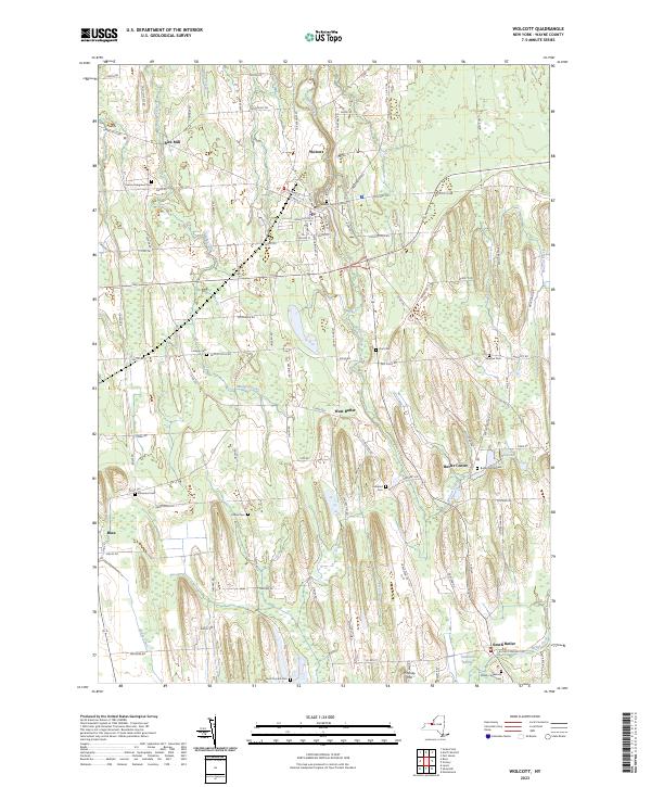 Wolcott, NY — USGS 7.5-minute topo (2023)
