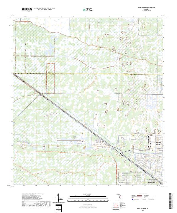 West of Rood, FL — USGS 7.5-minute topo (2024)