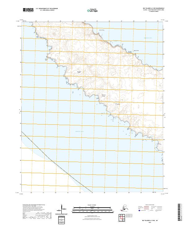 Rat Islands A-3 NW, AK — USGS 7.5-minute topo (2021)