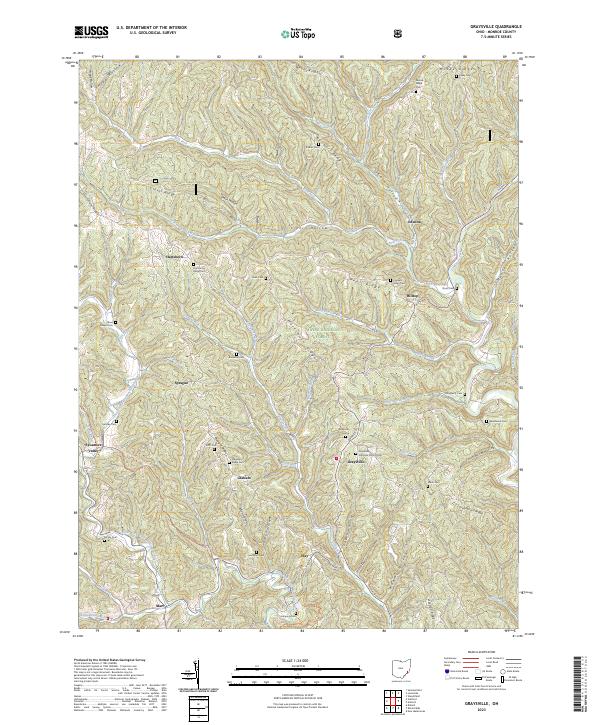 Graysville, OH — USGS 7.5-minute topo (2023)
