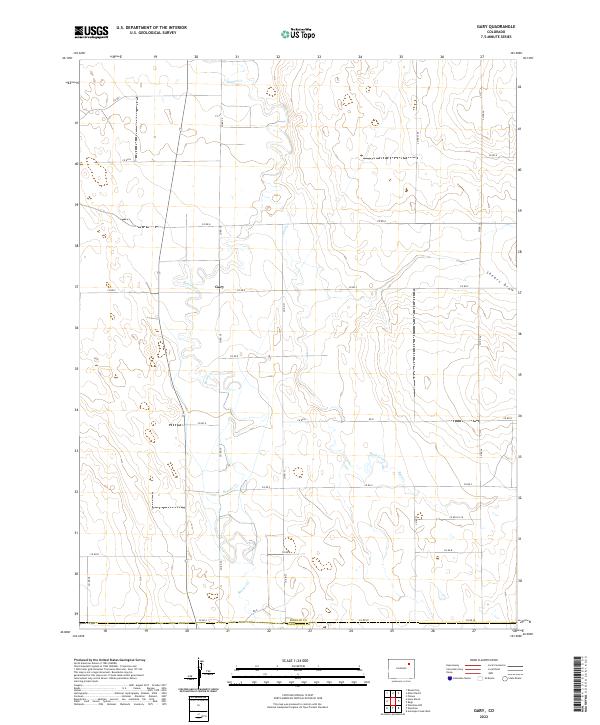 Gary, CO — USGS 7.5-minute topo (2022)
