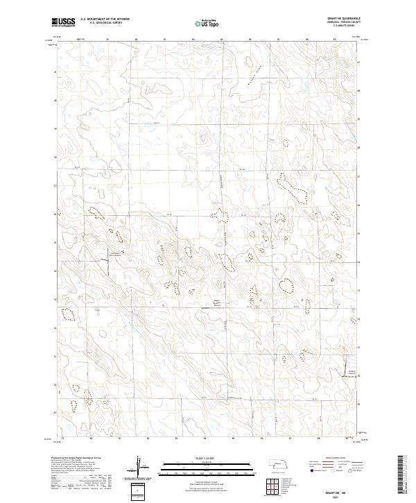 Grant NE, NE — USGS 7.5-minute topo (2021)