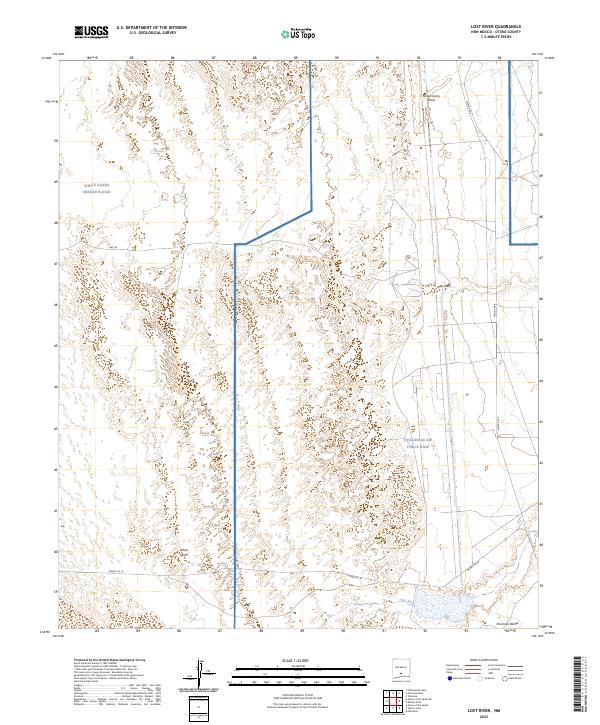 Lost River, NM — USGS 7.5-minute topo (2023)