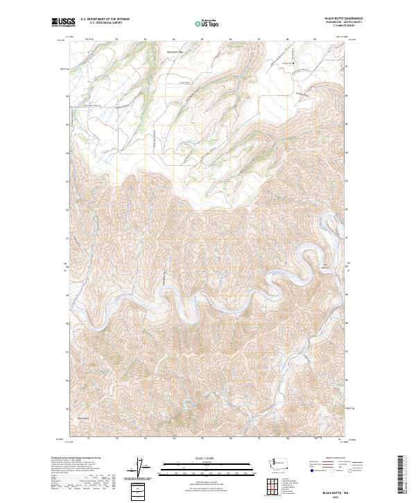 Black Butte, WA — USGS 7.5-minute topo (2023)
