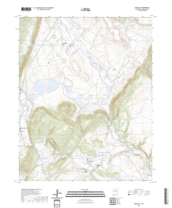 Rainsville, NM — USGS 7.5-minute topo (2023)