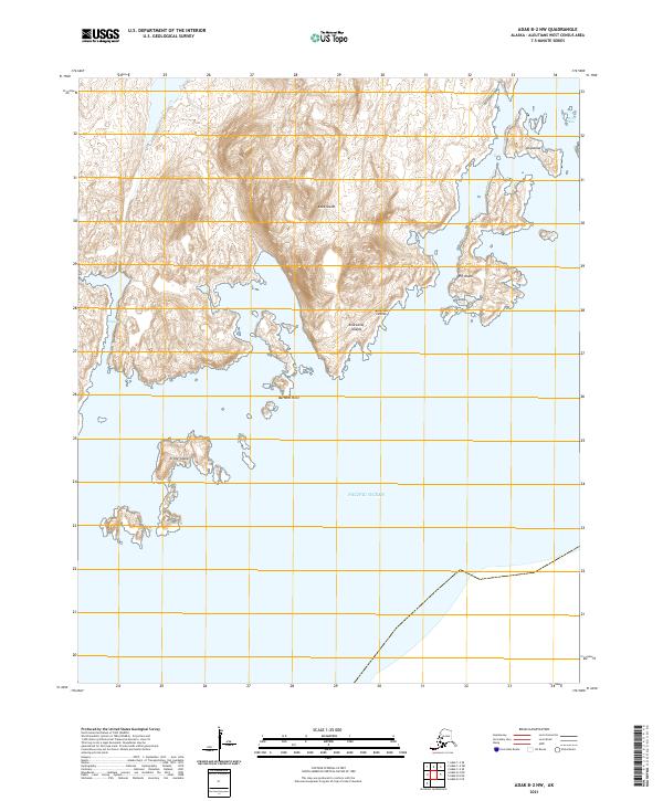Adak B-2 NW, AK — USGS 7.5-minute topo (2021)