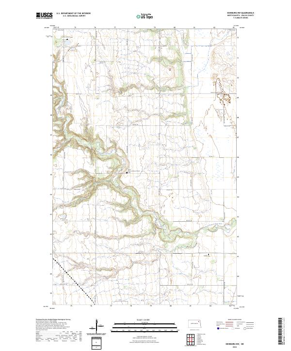 Edinburg NW, ND — USGS 7.5-minute topo (2024)