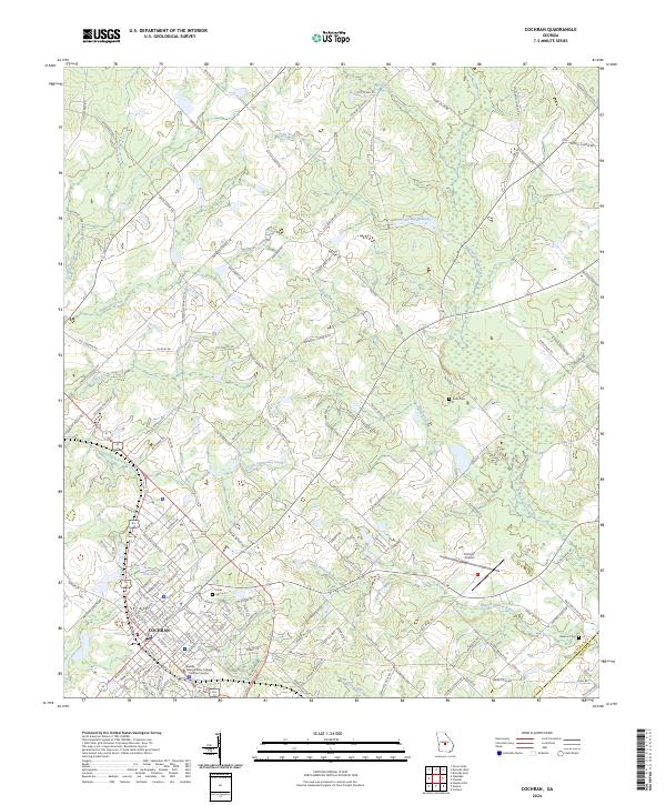 Cochran, GA — USGS 7.5-minute topo (2024)