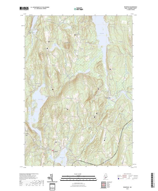 Readfield, ME — USGS 7.5-minute topo (2024)