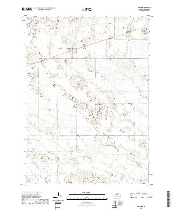 Newport, NE — USGS 7.5-minute topo (2021)