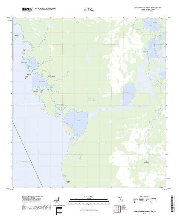 Lostmans River Ranger Station, FL — USGS 7.5-minute topo (2025)