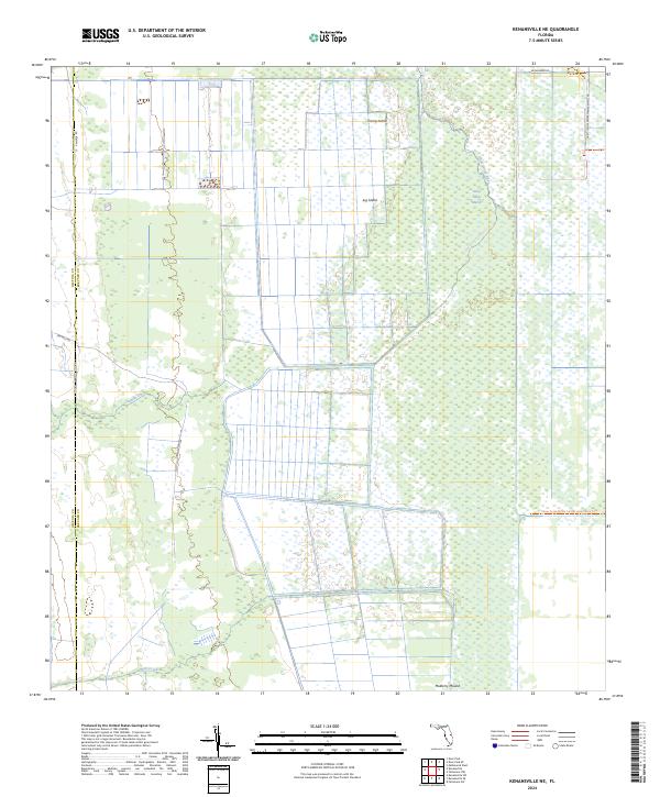 Kenansville NE, FL — USGS 7.5-minute topo (2024)