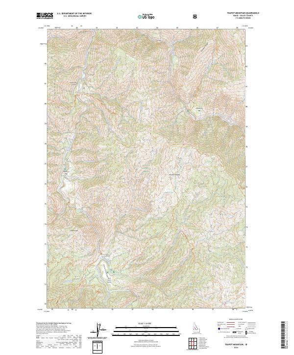 Teapot Mountain, ID — USGS 7.5-minute topo (2024)