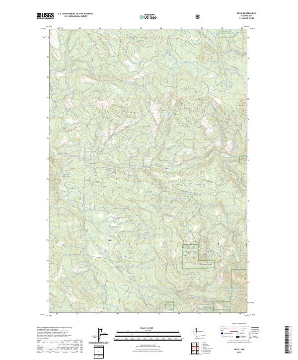 Dole, WA — USGS 7.5-minute topo (2023)