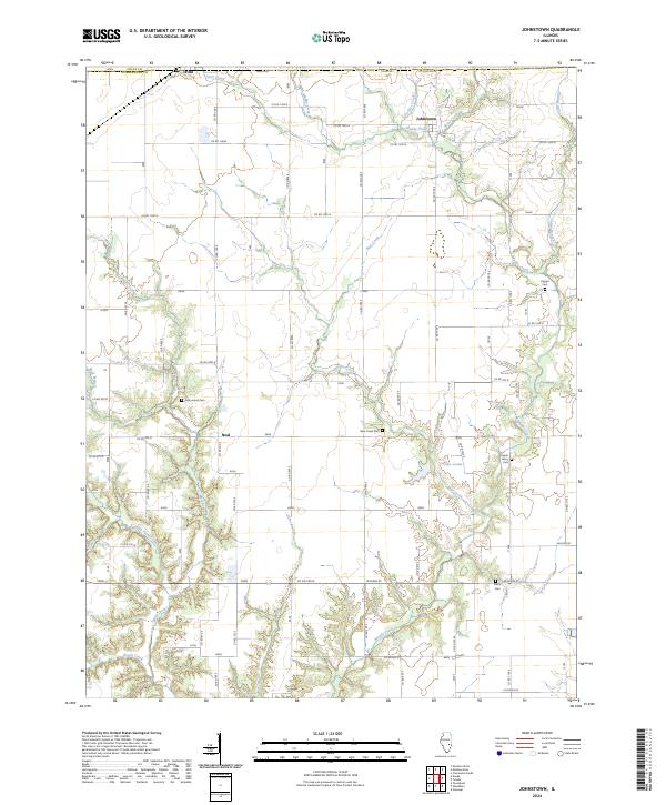 Johnstown, IL — USGS 7.5-minute topo (2024)