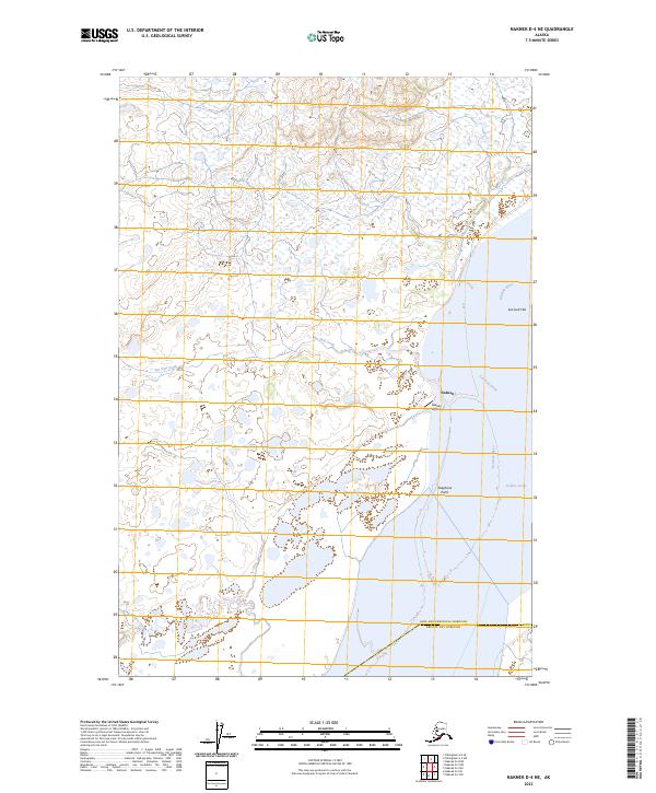 Naknek D-4 NE, AK — USGS 7.5-minute topo (2023)