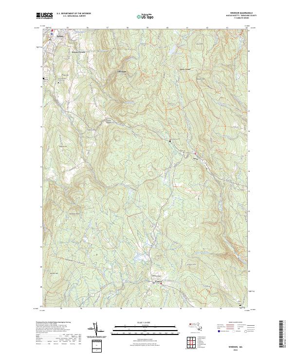 Windsor, MA — USGS 7.5-minute topo (2024)