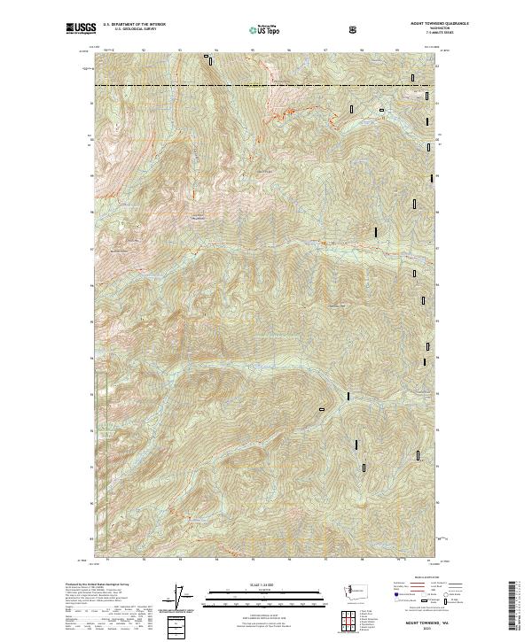 Mount Townsend, WA — USGS 7.5-minute topo (2023)