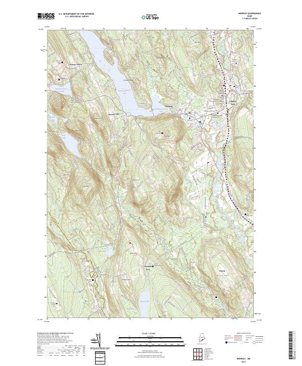 Norway, ME — USGS 7.5-minute topo (2024)