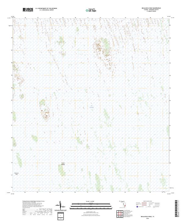 Melaleuca Head, FL — USGS 7.5-minute topo (2024)