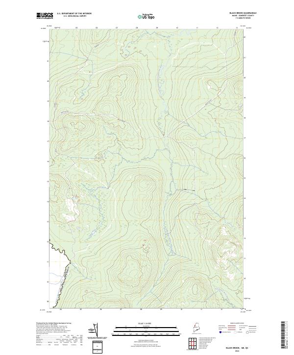 Black Brook, ME-QC — USGS 7.5-minute topo (2024)