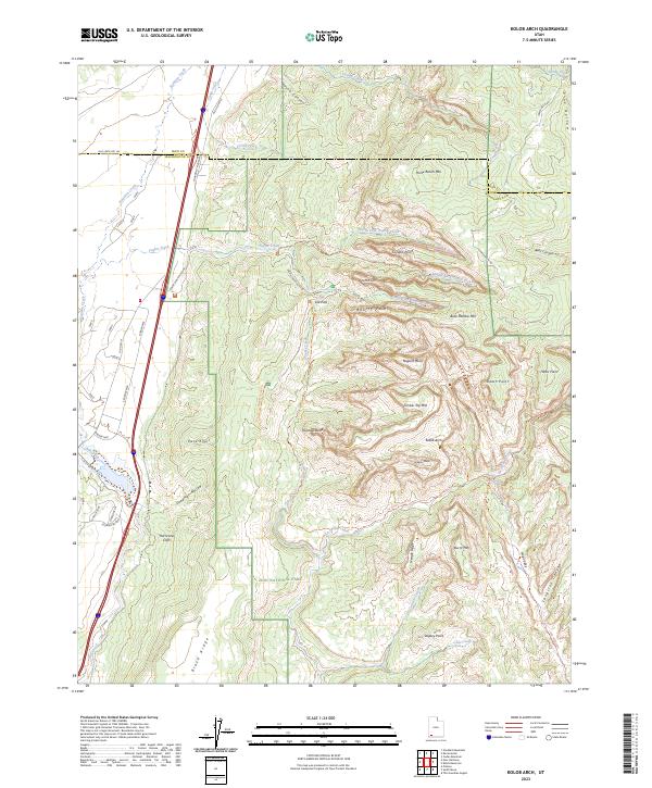 Kolob Arch, UT — USGS 7.5-minute topo (2023)
