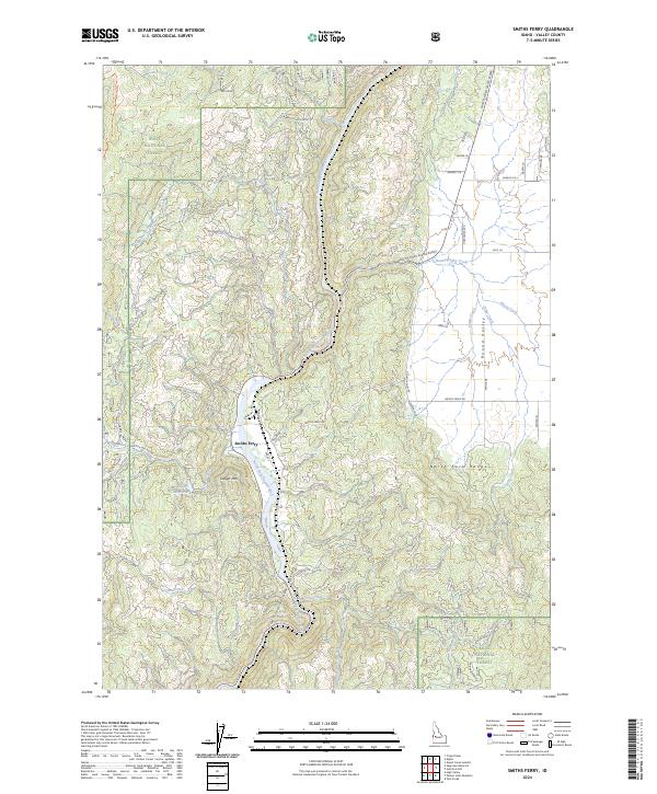 Smiths Ferry, ID — USGS 7.5-minute topo (2024)