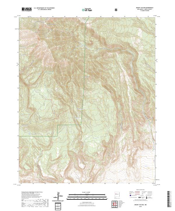 Mount Taylor, NM — USGS 7.5-minute topo (2023)