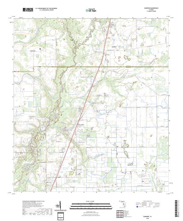Gardner, FL — USGS 7.5-minute topo (2024)