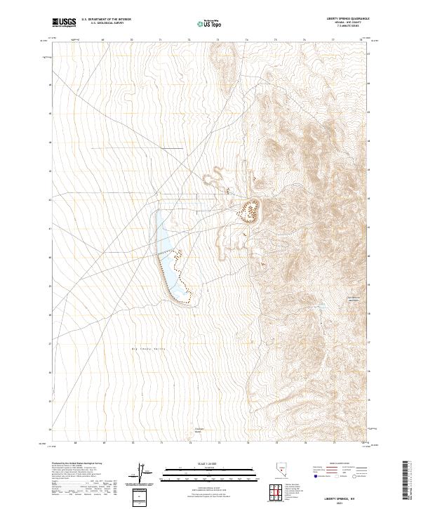Liberty Springs, NV — USGS 7.5-minute topo (2021)