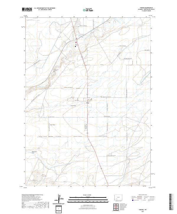 Farson, WY — USGS 7.5-minute topo (2021)