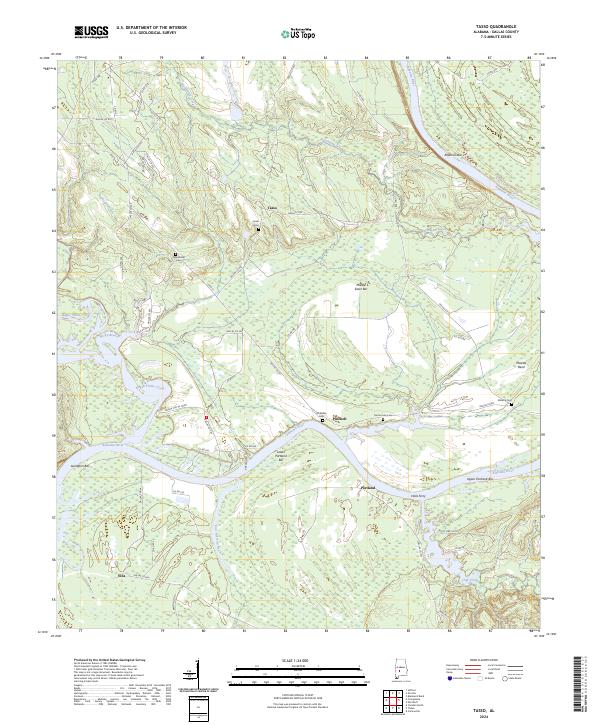 Tasso, AL — USGS 7.5-minute topo (2024)