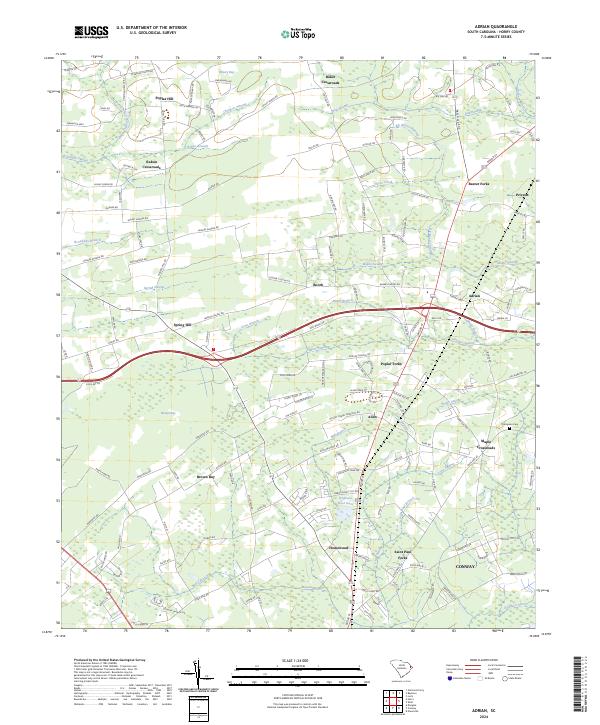Adrian, SC — USGS 7.5-minute topo (2024)
