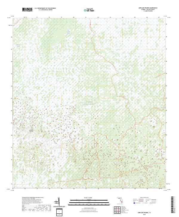 Airplane Prairie, FL — USGS 7.5-minute topo (2024)