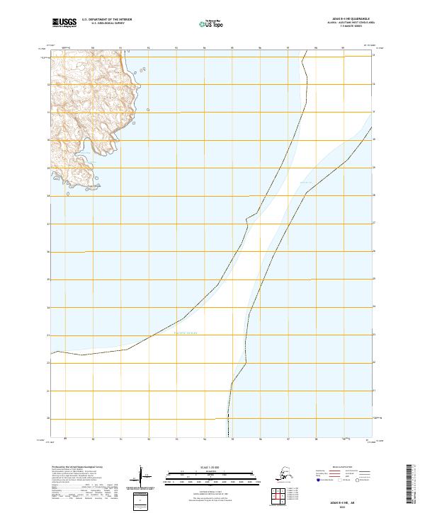 Adak B-4 NE, AK — USGS 7.5-minute topo (2021)