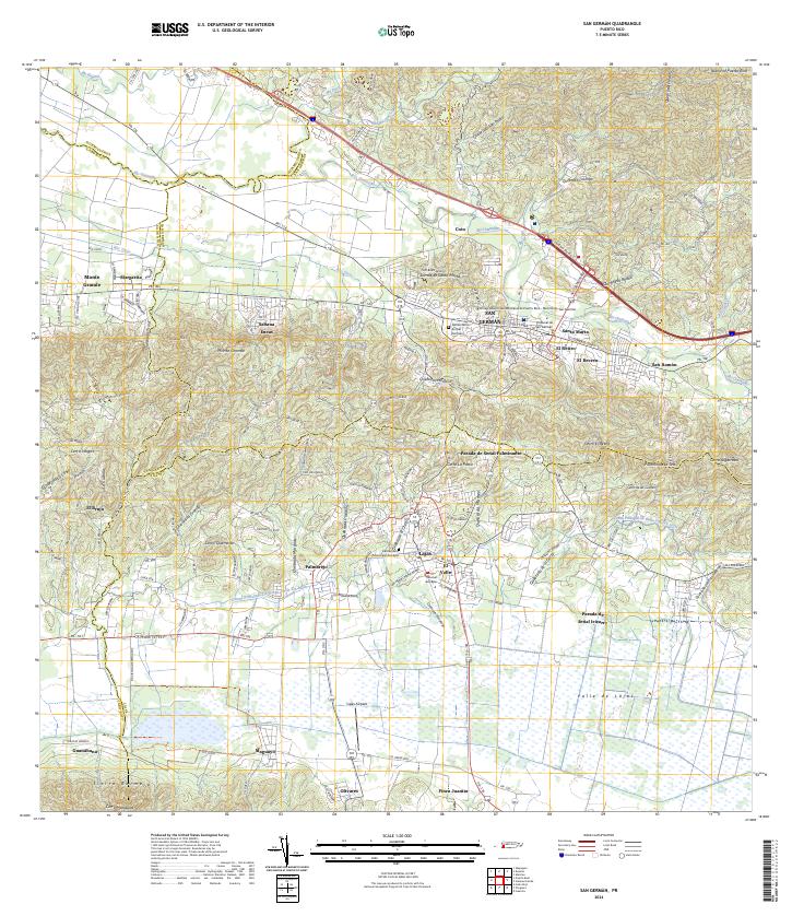 San German, PR — USGS 7.5-minute topo (2024)
