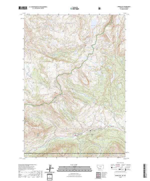 Cooke City, MT-WY — USGS 7.5-minute topo (2024)